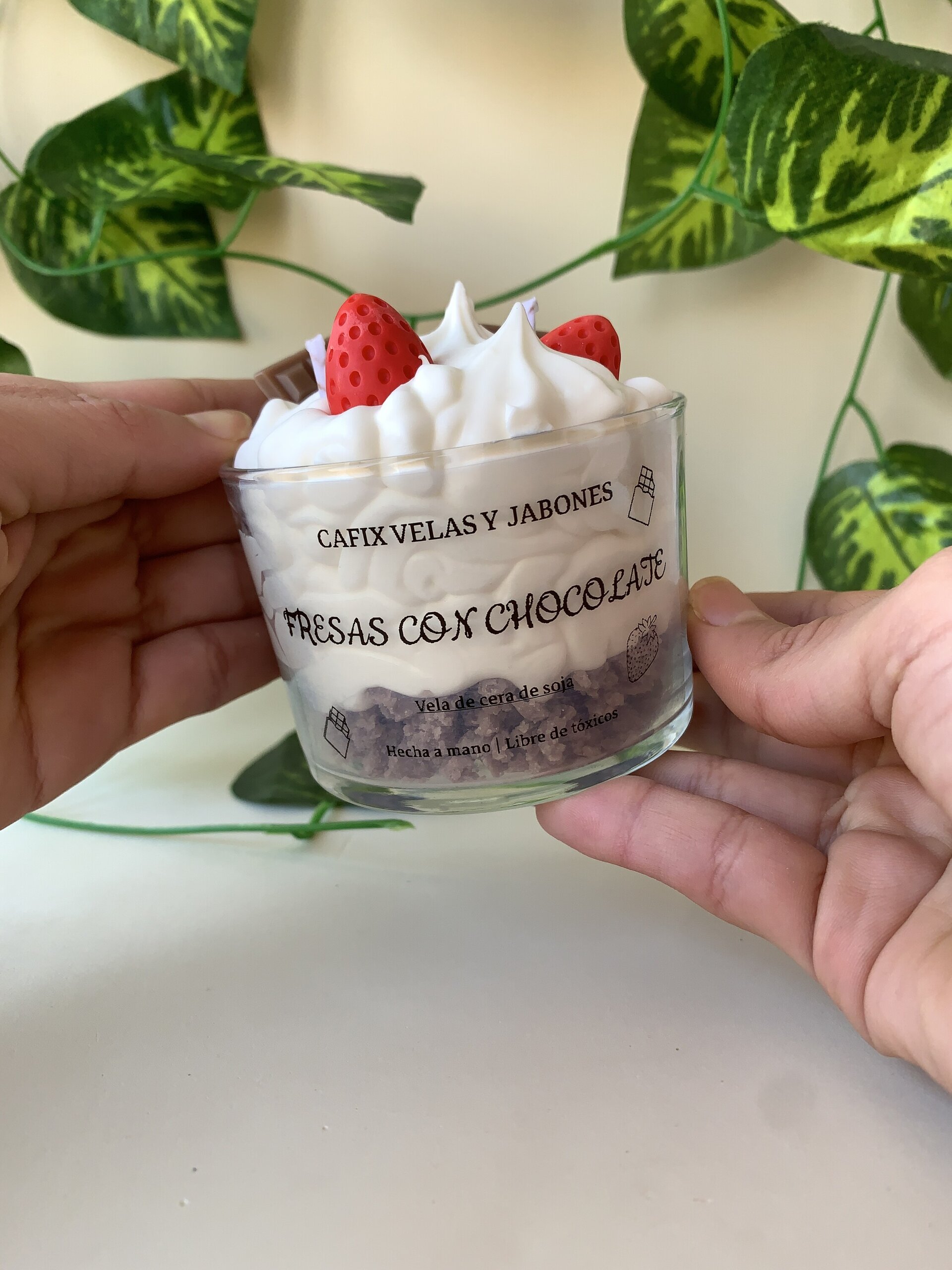Vela fresas con chocolate - 4