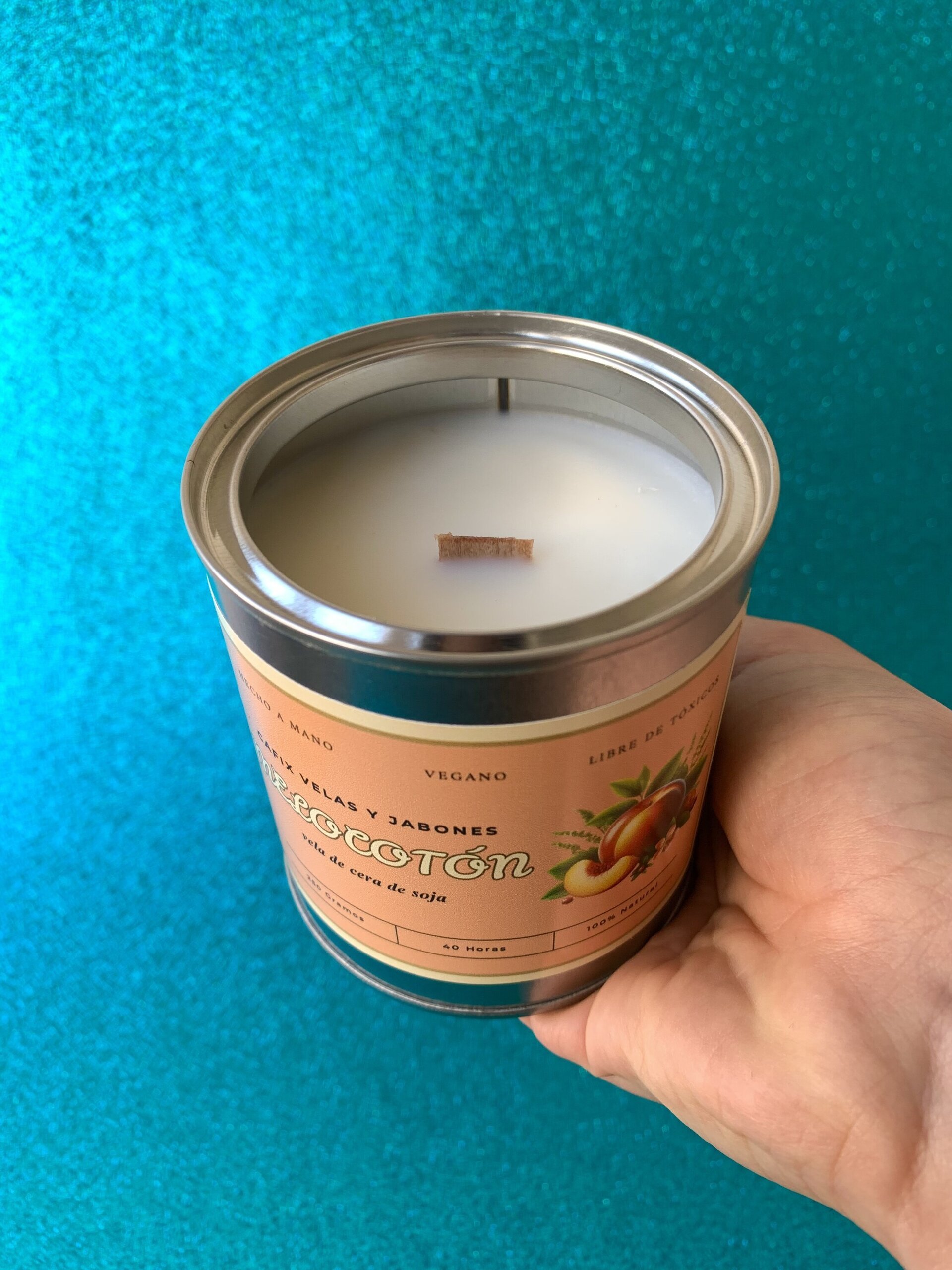 Vela melocotón - 2