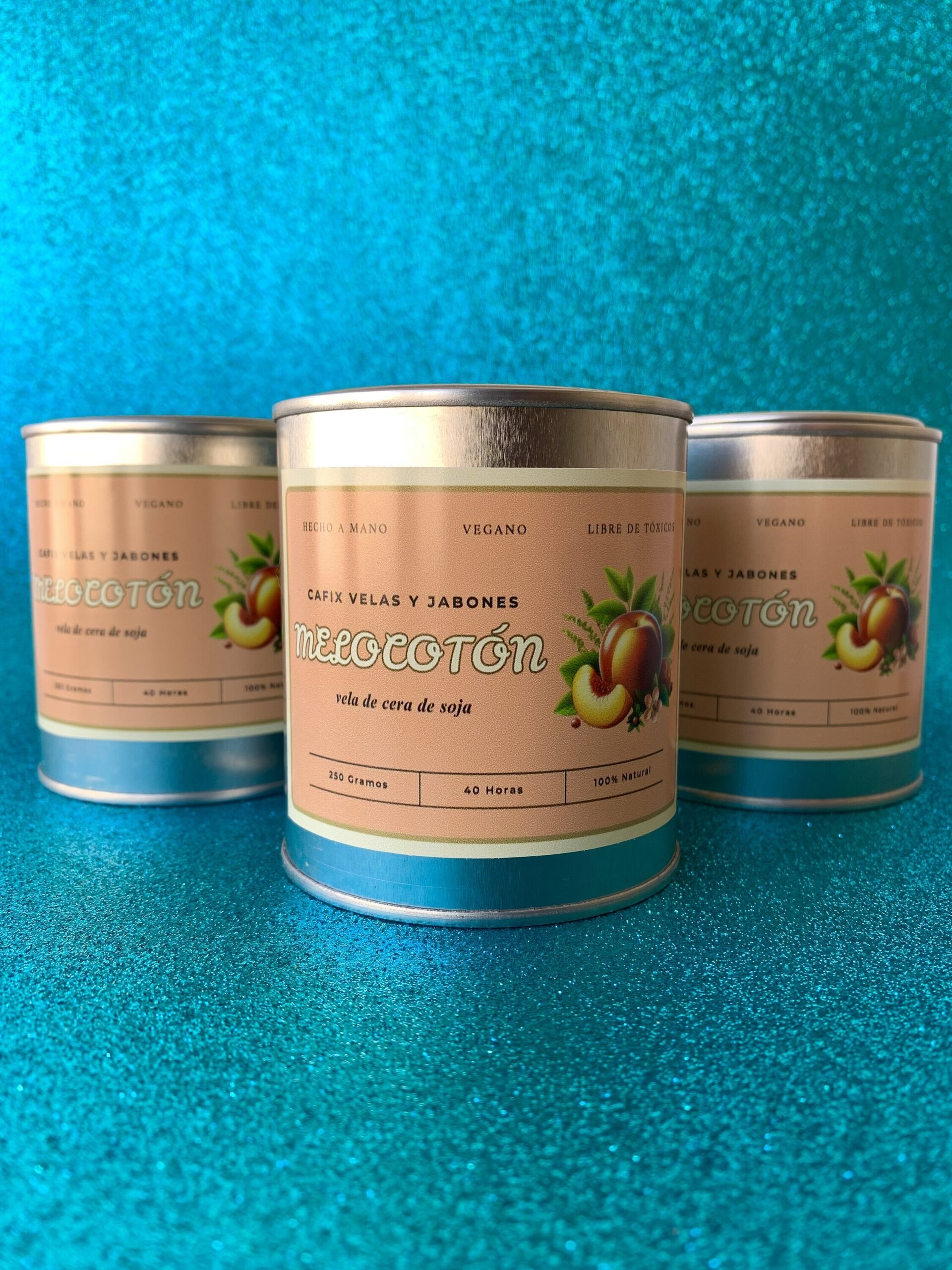 Vela melocotón - 4