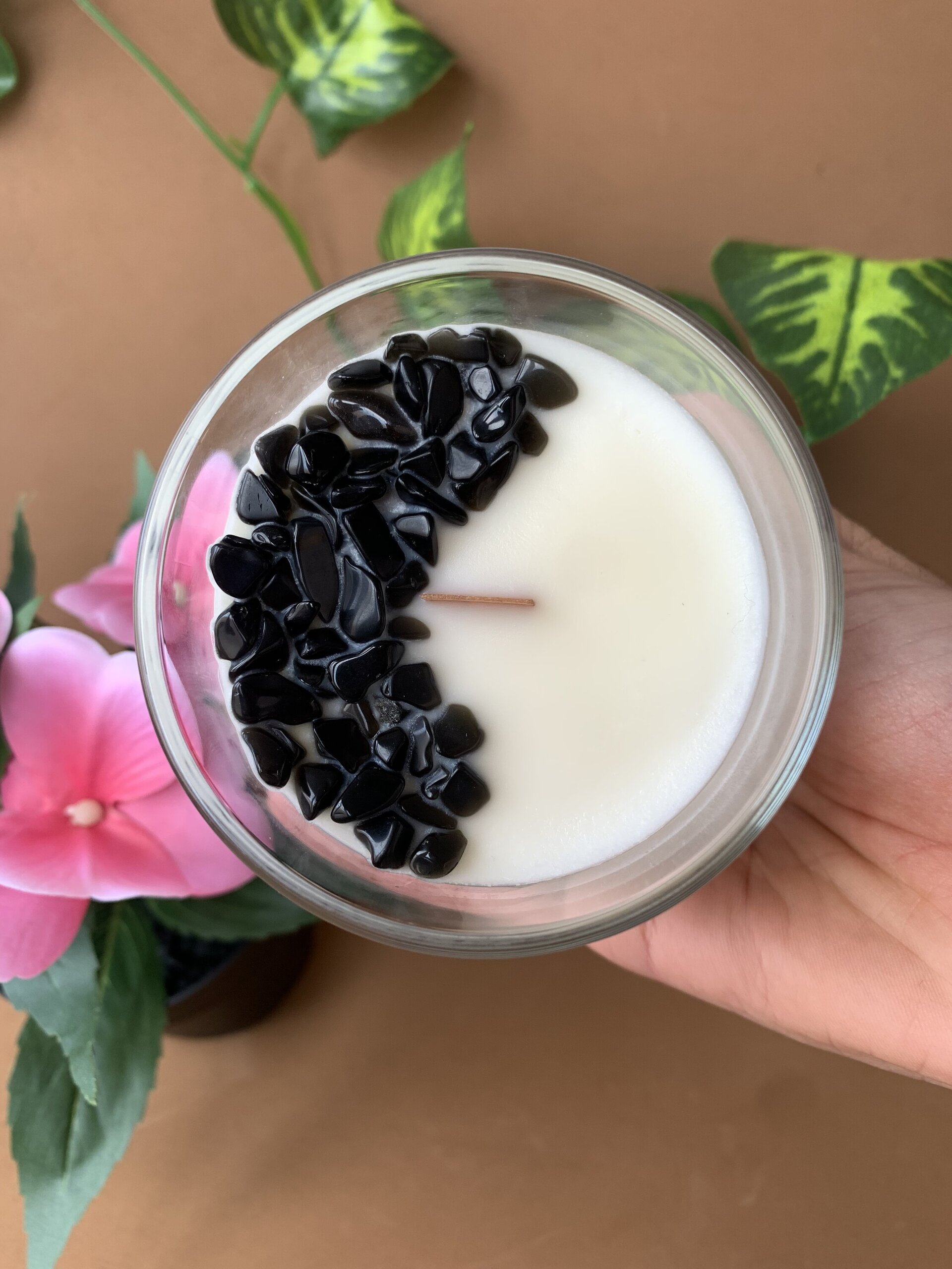 Vela aromática obsidiana - 2