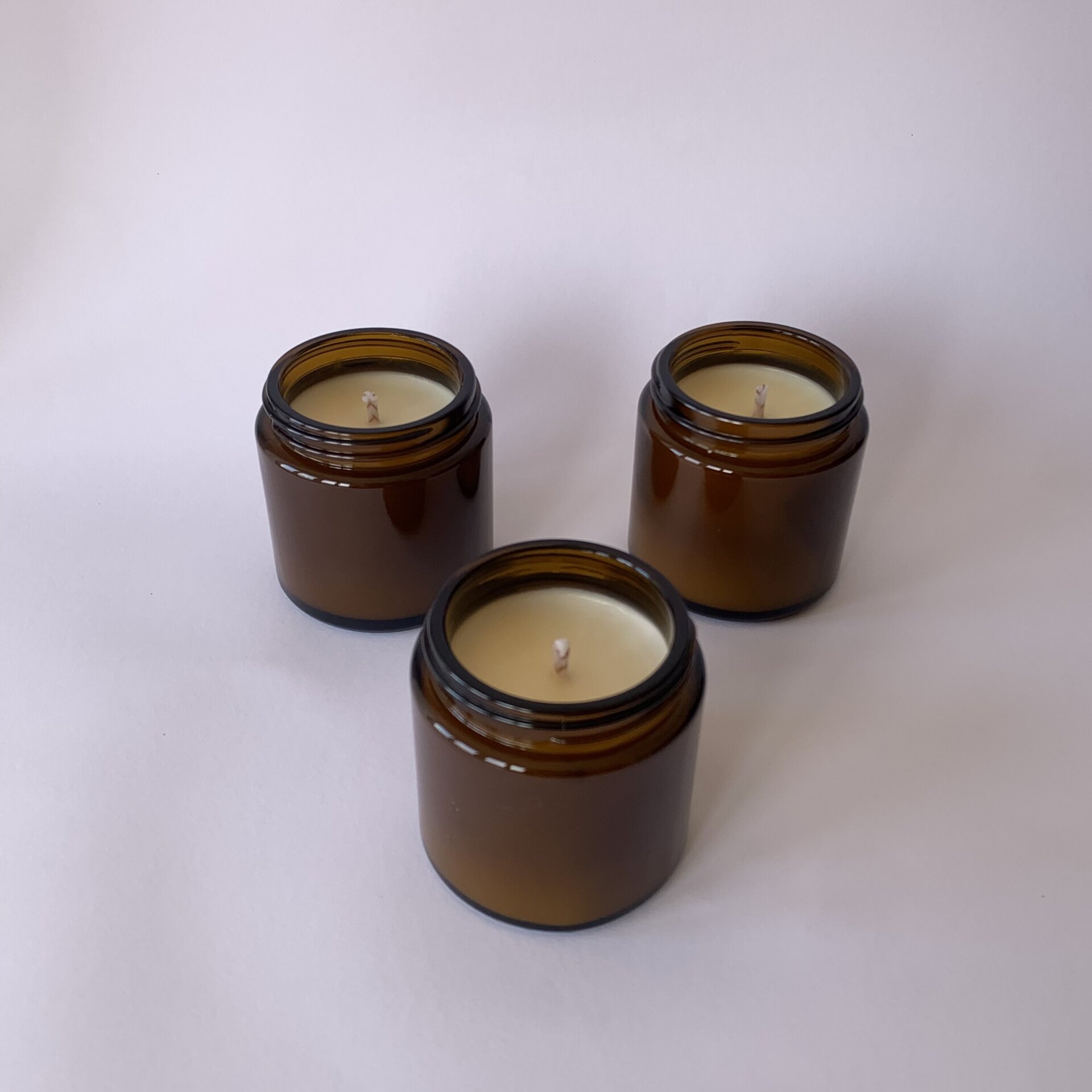 Vela aromática recipiente ámbar - 3